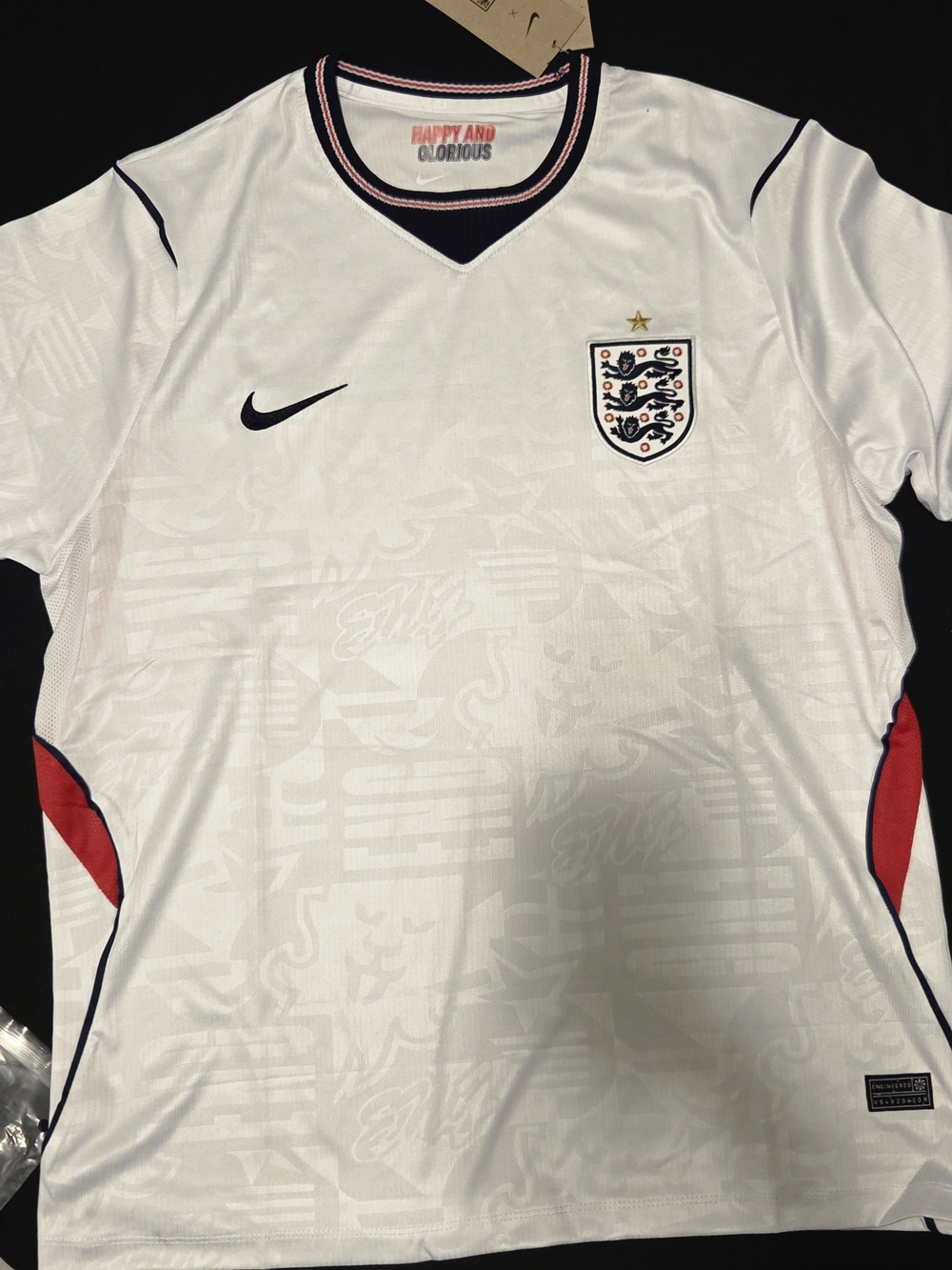 Nike England White National Team Soccer Jersey - Picture 3 of 8